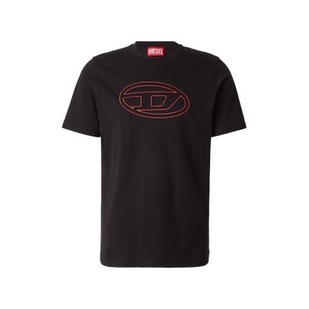 Diesel DIESEL Shirt T-ADJUST-BIGOVAL rood / zwart