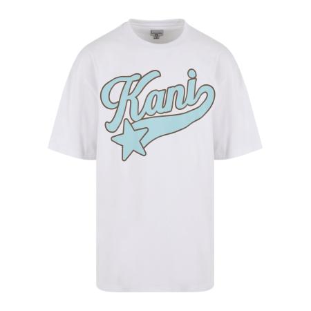 Karl Kani Karl Kani Shirt lichtblauw / olijfgroen / wit