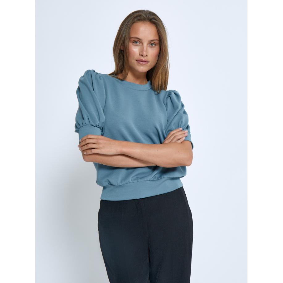 Minus minus Shirt Livana smoky blue -