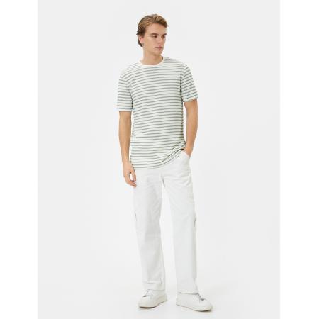 Koton Koton Shirt lichtgroen / wit