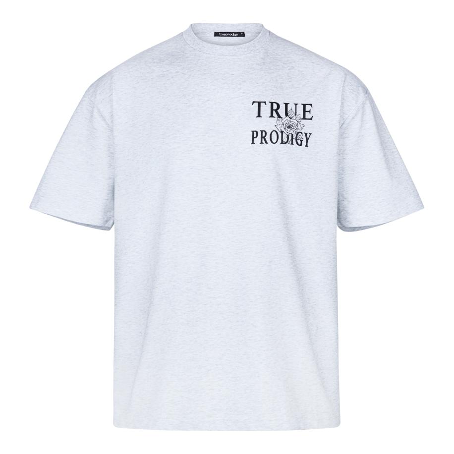 Trueprodigy trueprodigy Shirt Alex grijs gemêleerd -