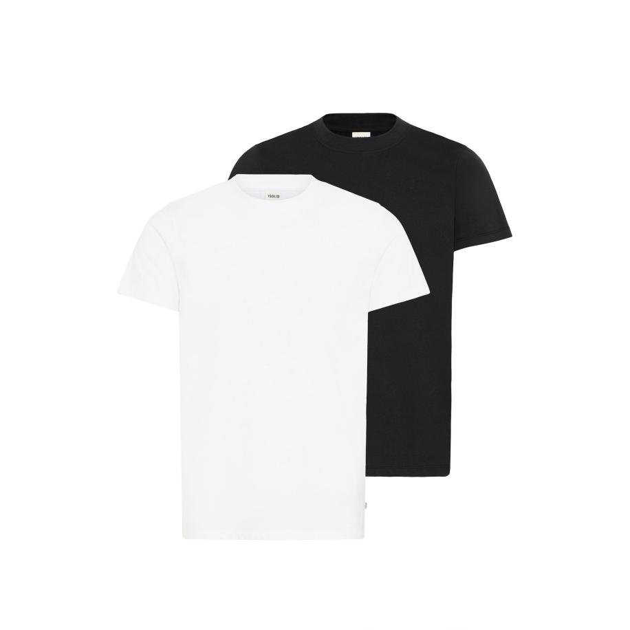 Solid !Solid Shirt ODIT zwart / wit -