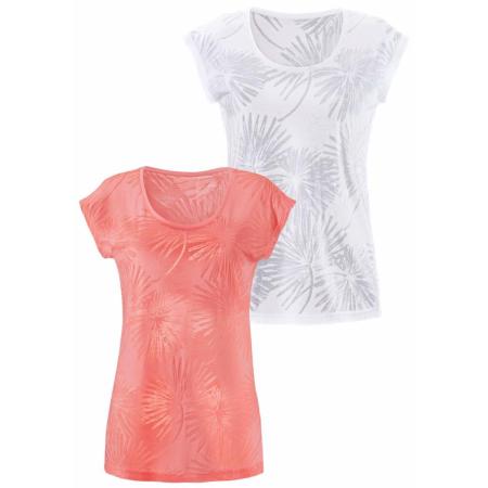 BEACH TIME BEACH TIME Shirt zalm roze / natuurwit