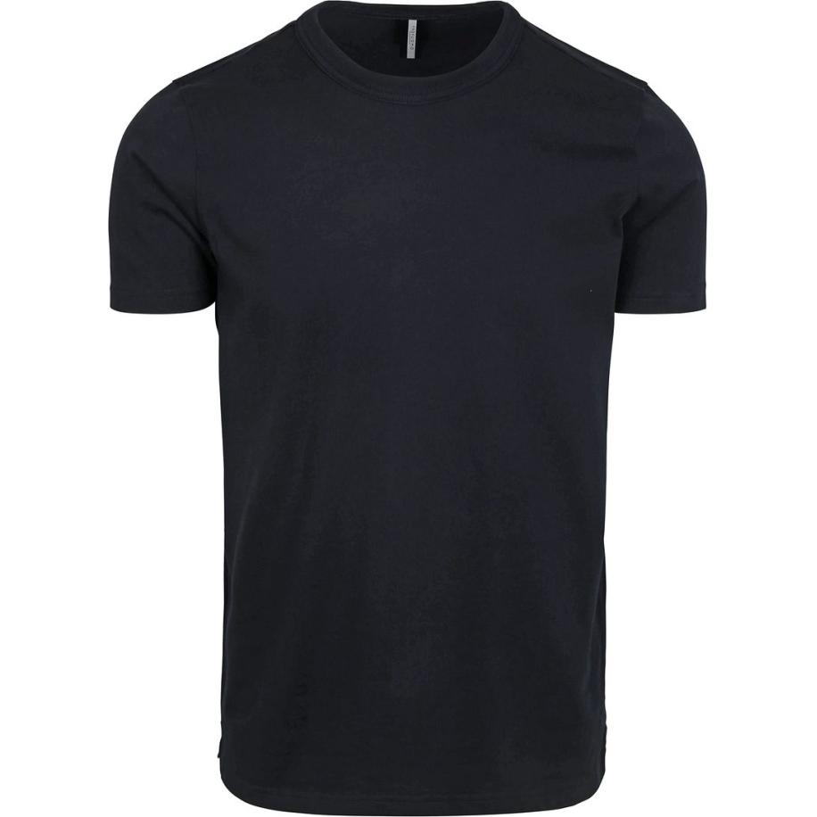 Profuomo T-Shirt Navy Blauw