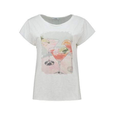 Hailys Hailys Shirt Sv44enja oranje / rosa / rood / wit