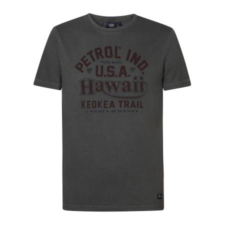 Petrol Industries Petrol Industries Shirt Soothe donkerbruin / zwart gemêleerd