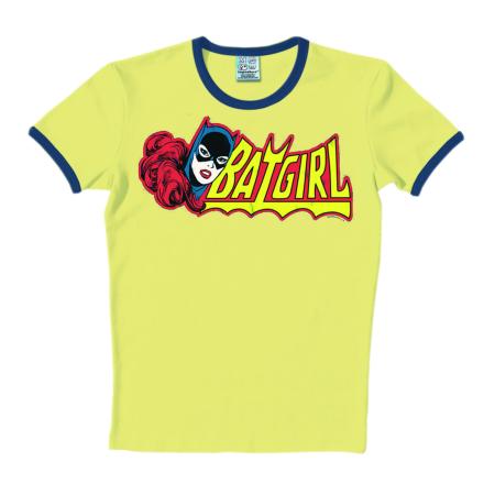 LOGOSHIRT Shirt Batgirl geel