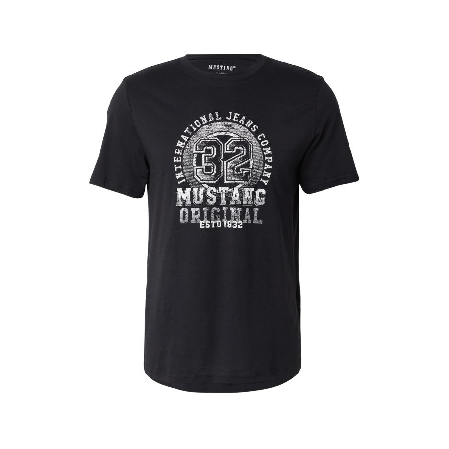 Mustang MUSTANG Shirt Style Austin antraciet / wit -