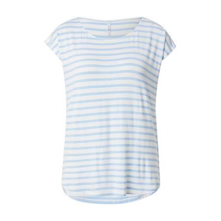 Hailys Hailys Shirt Em44ma lichtblauw / wit