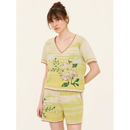 Odd Molly Shirt Sunset mosterd