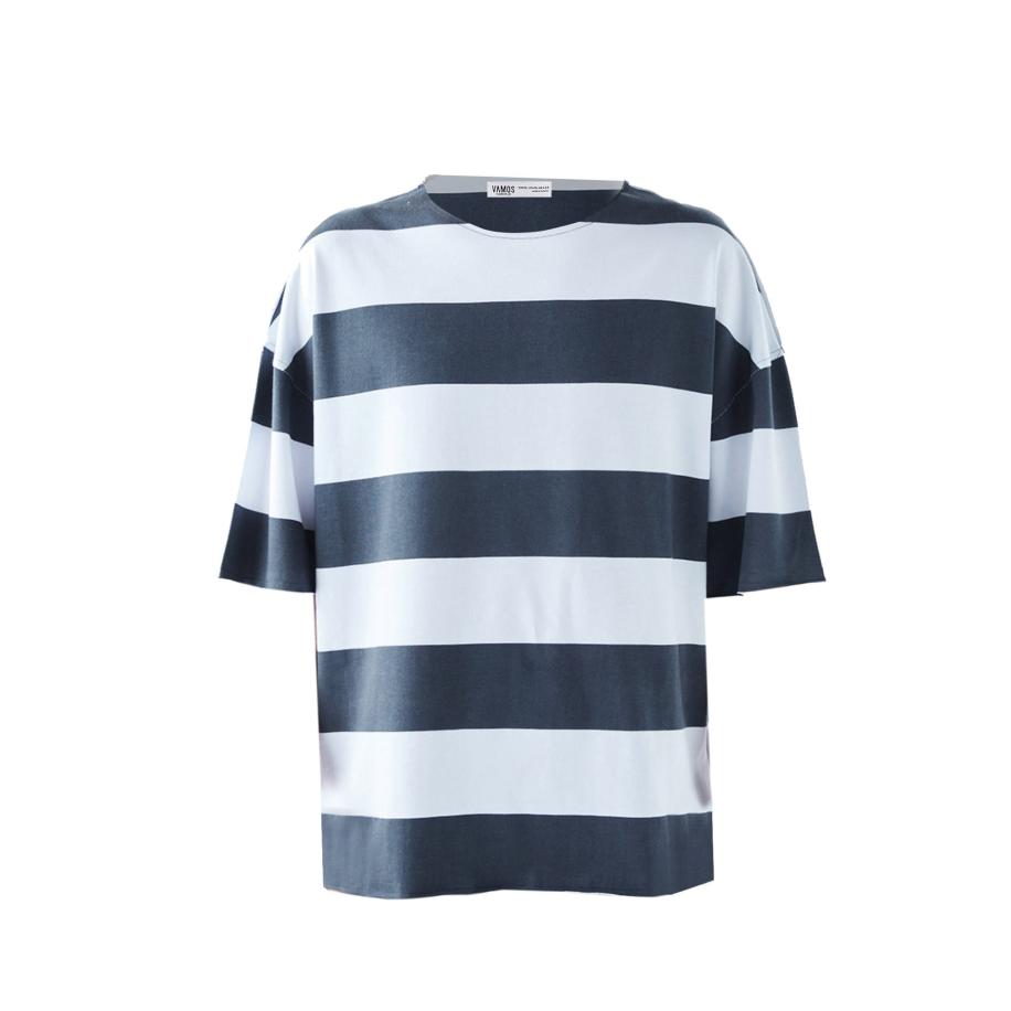 VAMOS CLO Shirt navy / donkerblauw / wit Blauw