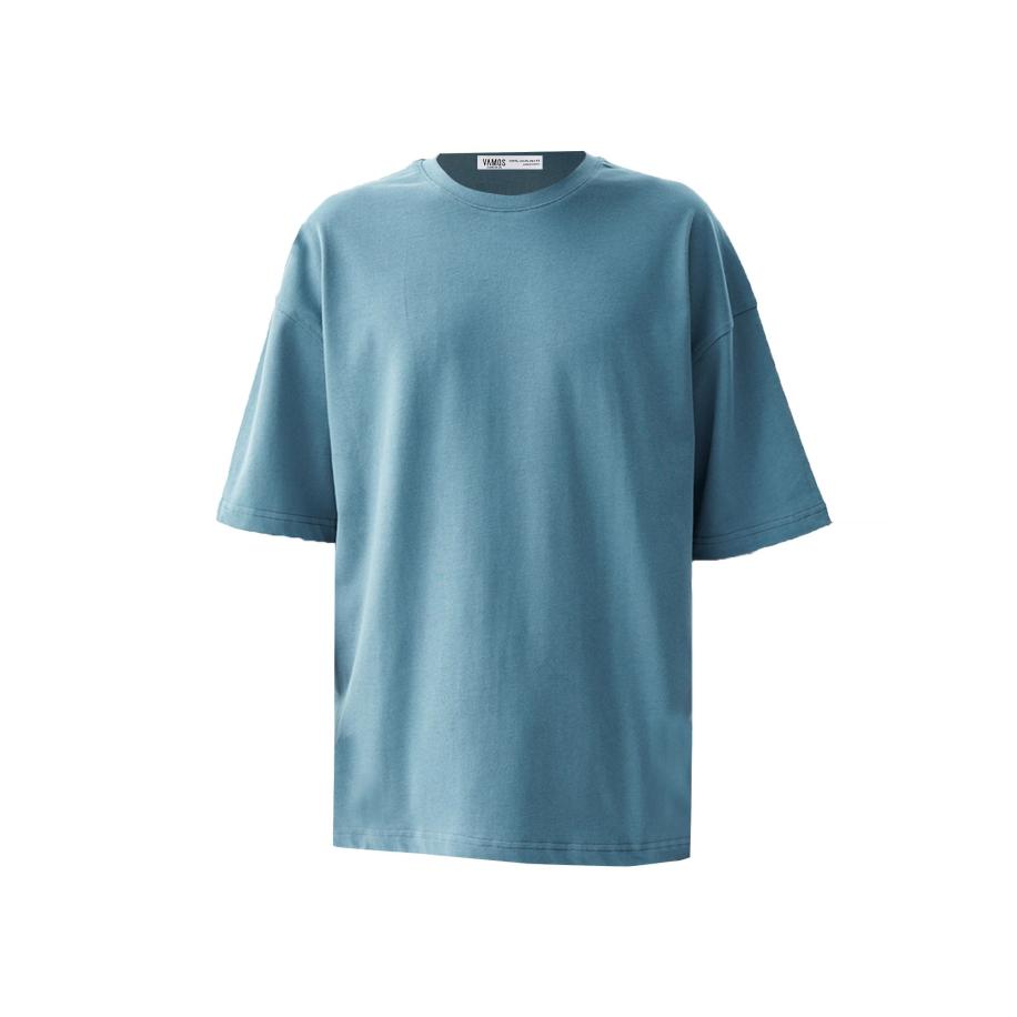 VAMOS CLO Shirt blauw / bruin / grijs / wit Blauw