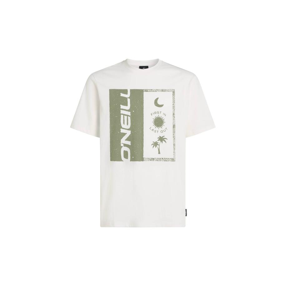 O'Neill ONEILL Shirt groen / wit -