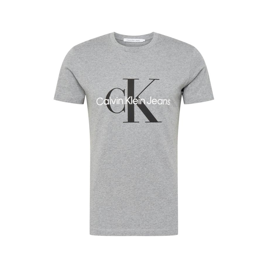 Calvin Klein Calvin Klein Jeans Shirt grijs gemêleerd / zwart / wit -