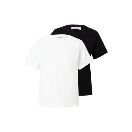 Weekday WEEKDAY Shirt zwart / wit