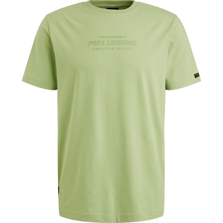PME Legend T-Shirt Logo Lichtgroen Groen