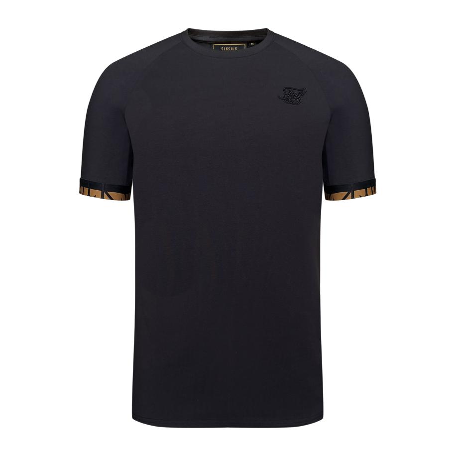 SikSilk SikSilk Shirt bruin / zwart -