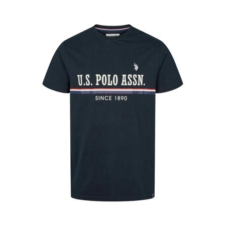 U.S. Polo Assn. U.S. POLO ASSN. Shirt Limited Anniversary saffier / rood / wit