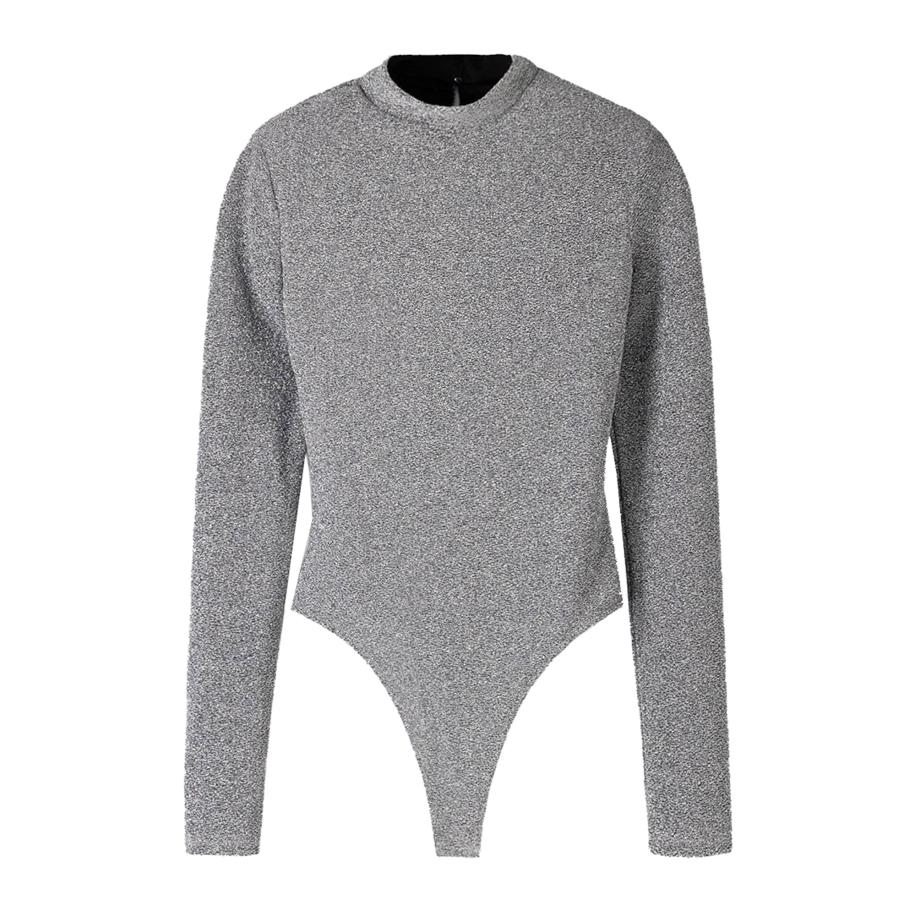 Bershka Bershka Shirt body zilver -