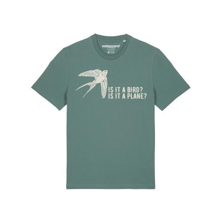 Watapparel Watapparel Shirt Is it a bird pastelgroen / wit