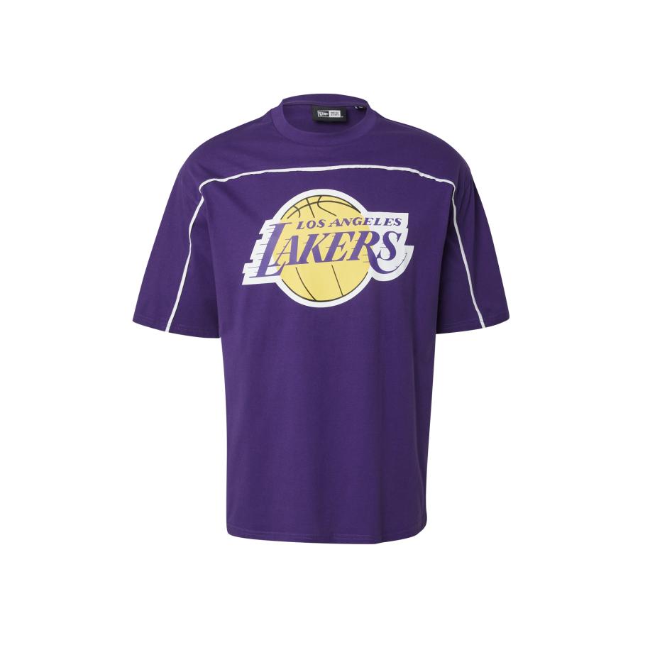 New Era NEW ERA Shirt NBA LOSLAK goudgeel / lila / zwart / wit -