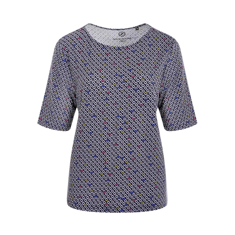 Navigazione Shirt rood / zwart / wit Zwart