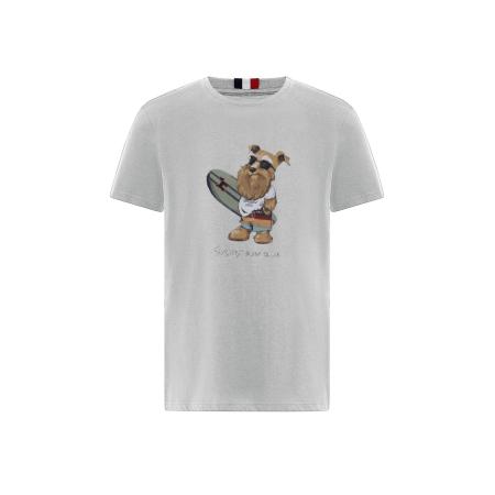 Williot Williot Shirt brokaat / grijs / donkergrijs / donkerrood