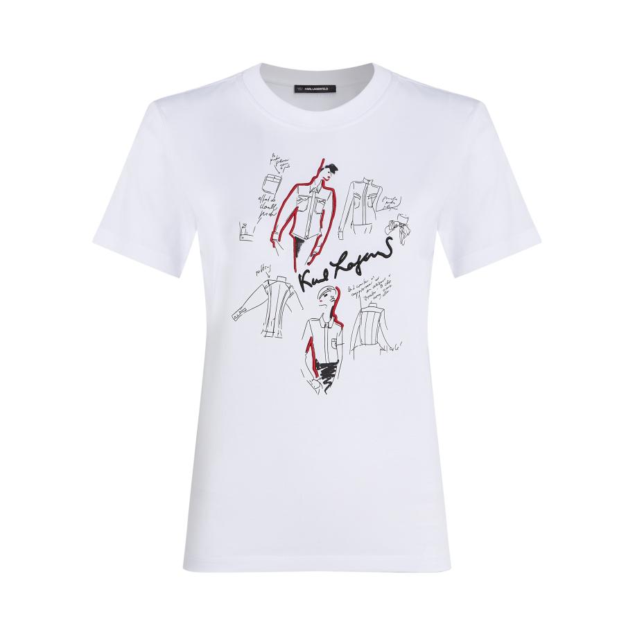 Karl Lagerfeld Karl Lagerfeld Shirt Karl Series rood / zwart / wit -