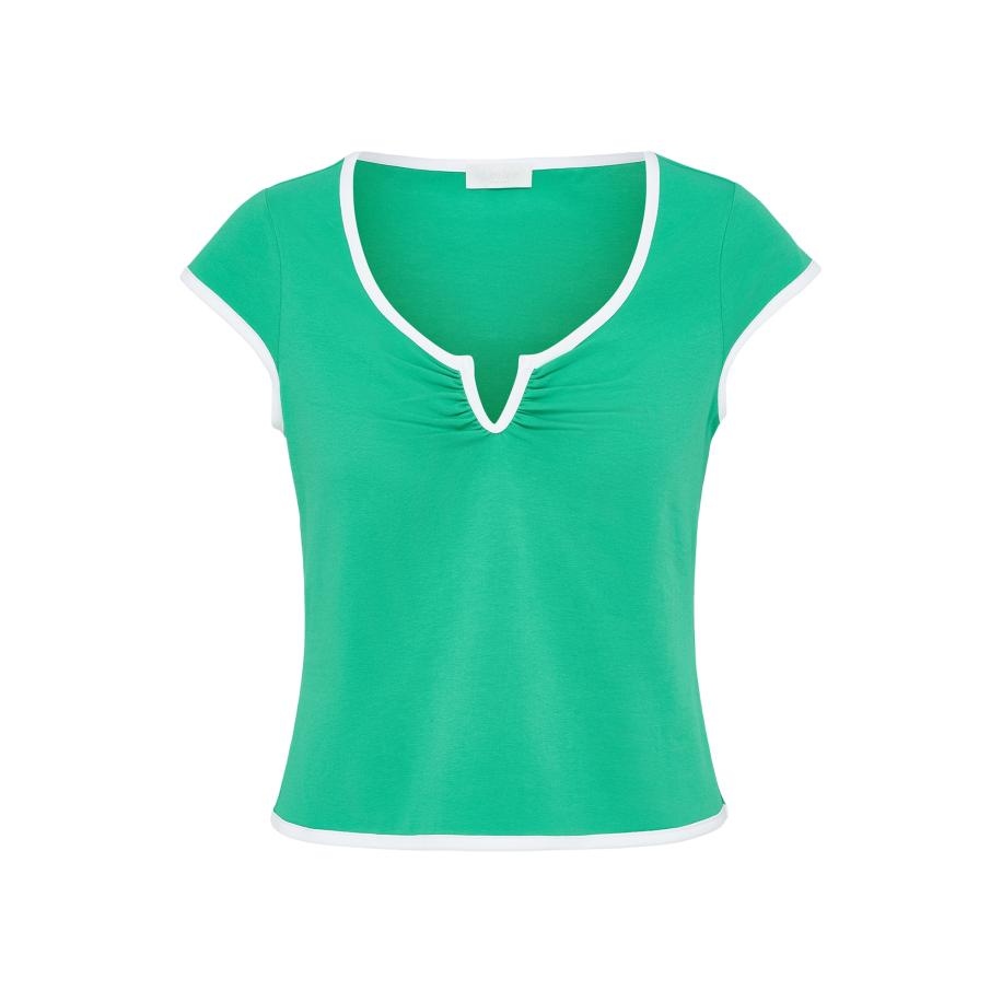 LeGer By Lena Gercke LeGer by Lena Gercke Shirt Smilla groen / wit -