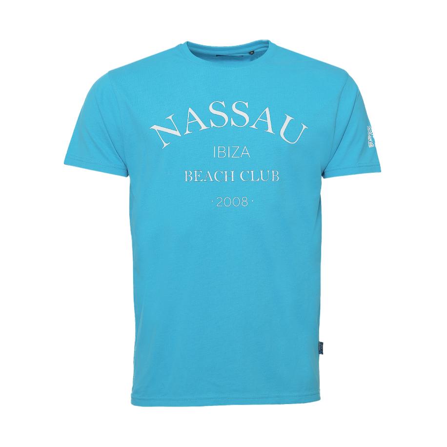 NASSAU Beach Club NASSAU Beach Club Shirt NB231044 aqua / wit -