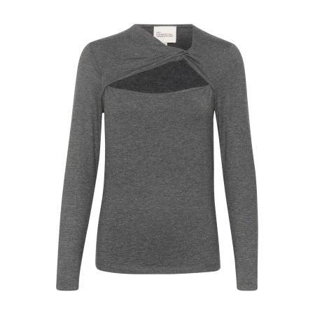 My Essential Wardrobe My Essential Wardrobe Shirt Vigga grijs gemêleerd