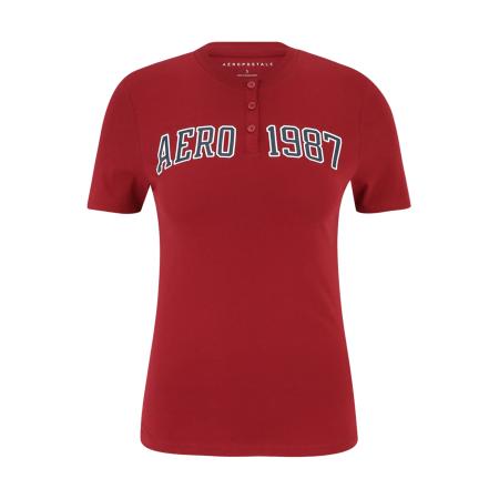 Aeropostale AÉROPOSTALE Shirt navy / bourgogne / wit