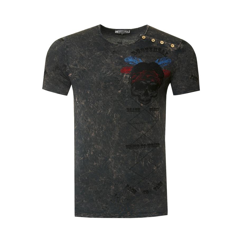 Rusty Neal Rusty Neal Shirt grijs -