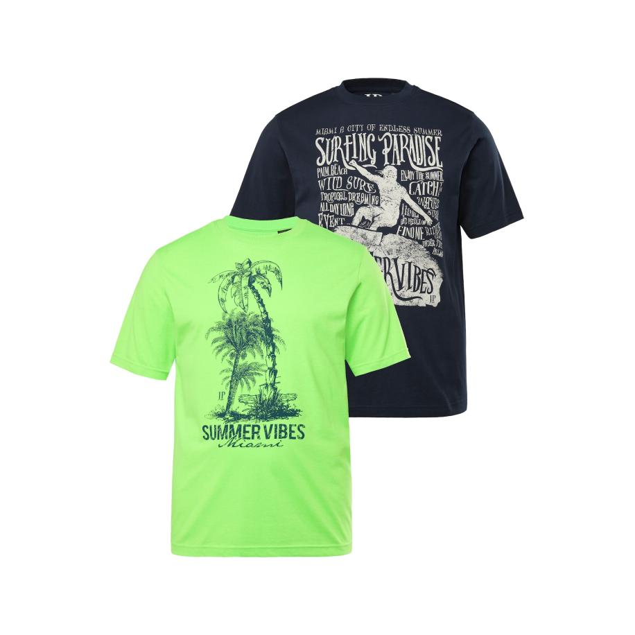 JP1880 JP1880 Shirt grijs / neongroen / zwart -