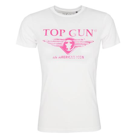 Top gun TOP GUN Shirt Beach pink / wit