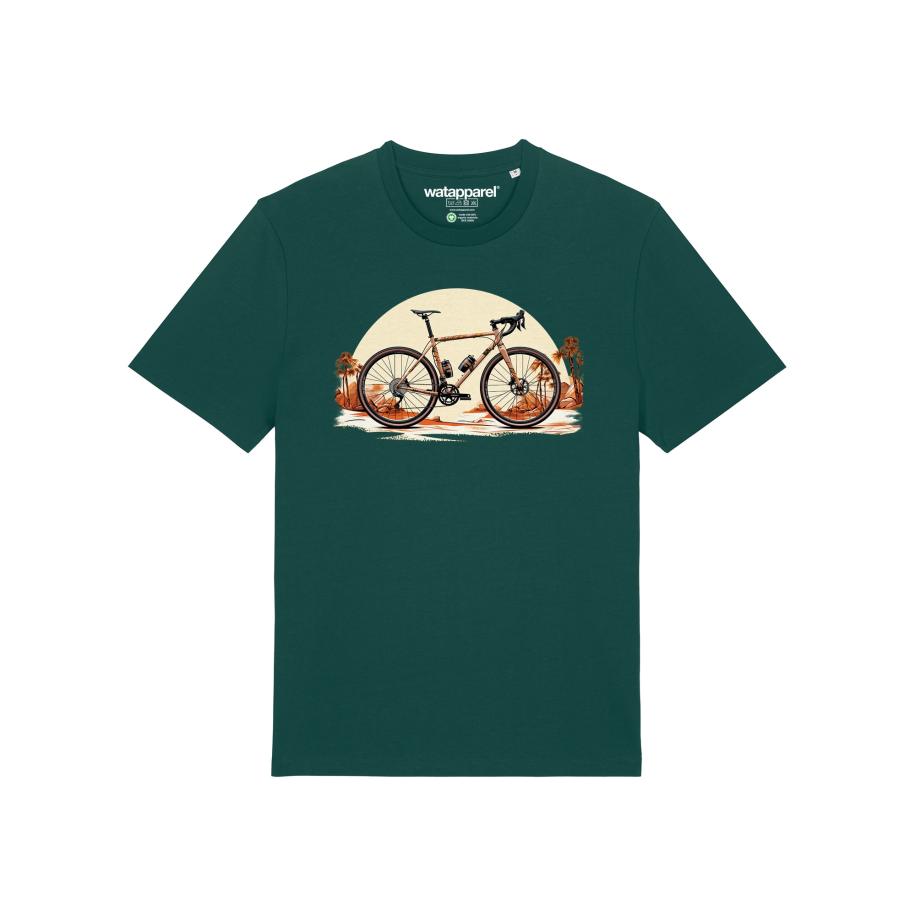 Watapparel Watapparel Shirt Gravelbike ivoor / karamel / brokaat / smaragd -