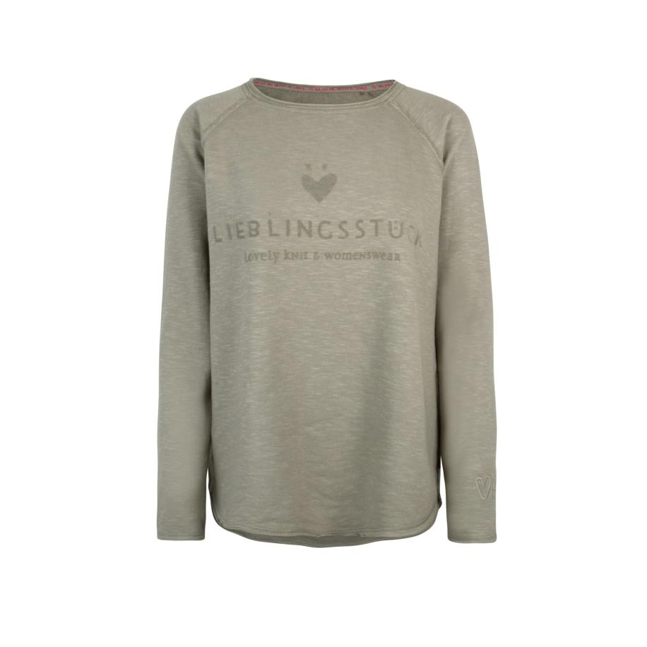 LIEBLINGSSTÜCK LIEBLINGSSTÜCK Shirt Cathrina bruin gemêleerd / olijfgroen -