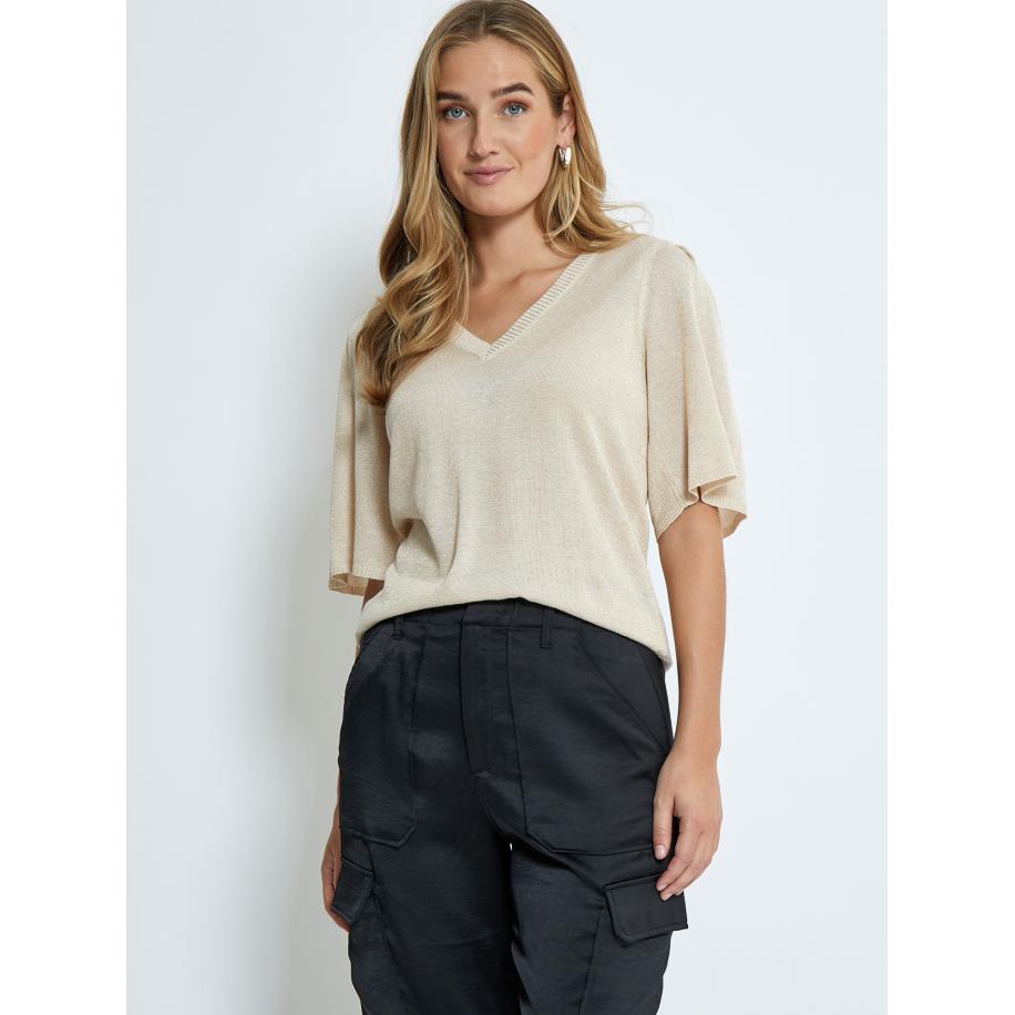Minus minus Shirt Kyla goud -