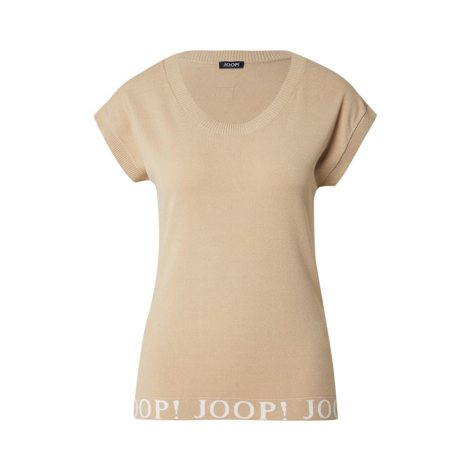 JOOP! JOOP! Shirt Kalusa lichtbruin / wit -