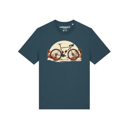 Watapparel Watapparel Shirt Gravelbike ecru / petrol / donkeroranje / zwart