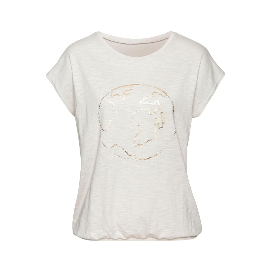 VIVANCE VIVANCE Shirt beige gemêleerd / goud -