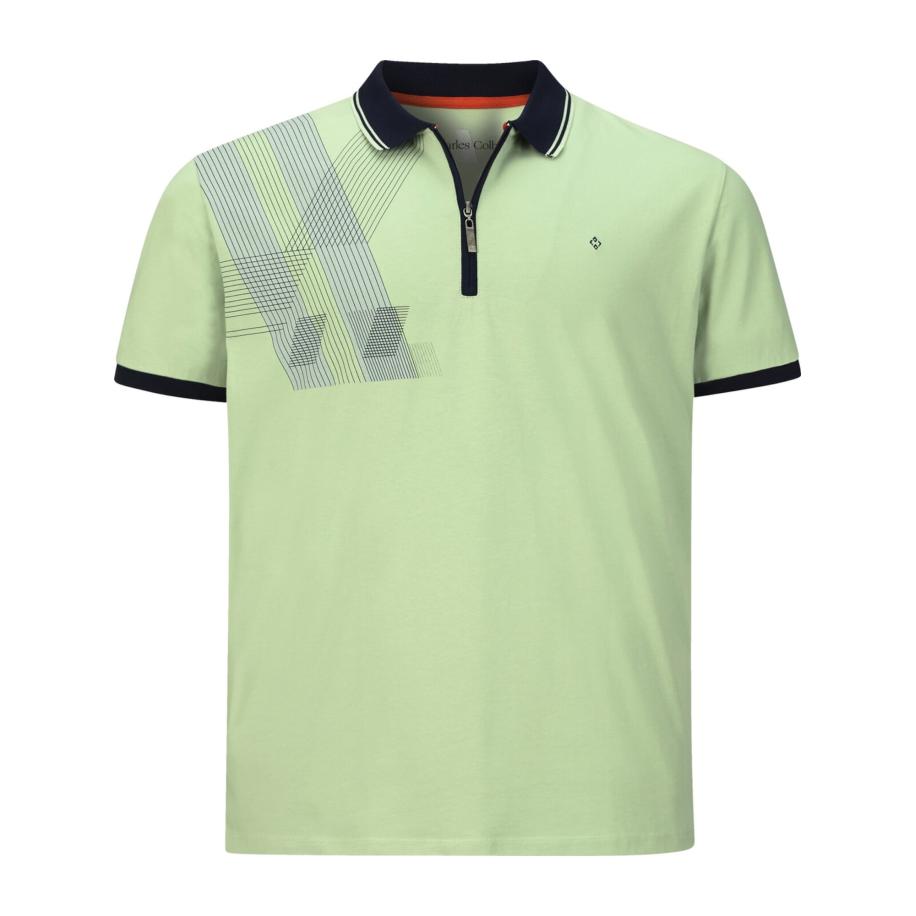 Charles Colby Charles Colby Shirt Earl Sinns lichtgroen -