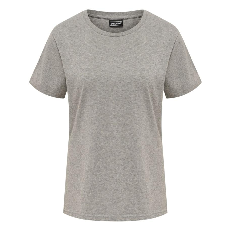 Hummel Hummel Shirt grijs gemêleerd / rood / wit -