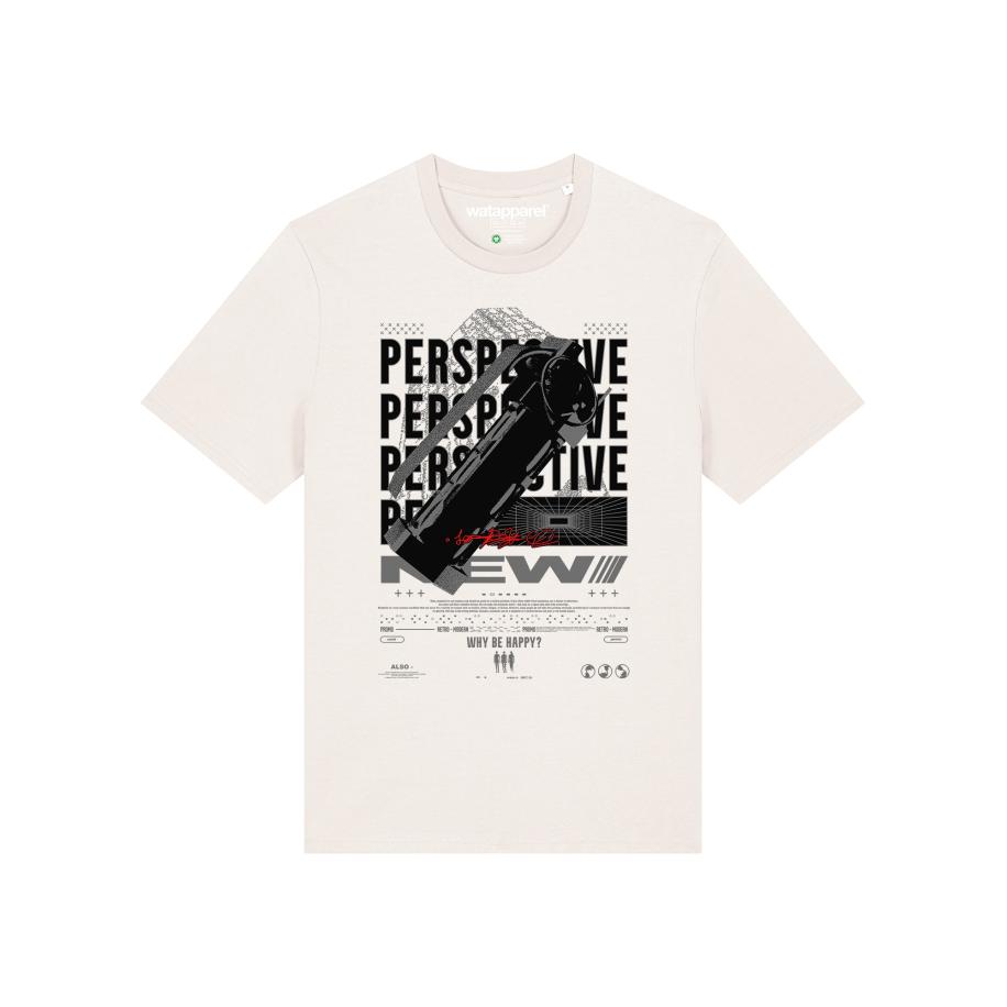 Watapparel Watapparel Shirt New Perspective donkergrijs / zwart / wit -