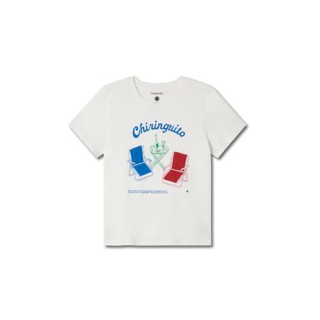 thinking mu Thinking MU Shirt Ida blauw / wit