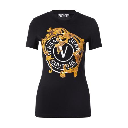Versace Versace Jeans Couture Shirt goudgeel / zwart / wit