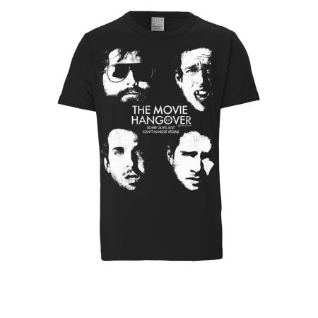 LOGOSHIRT Shirt Hangover - Some Guys zwart / wit