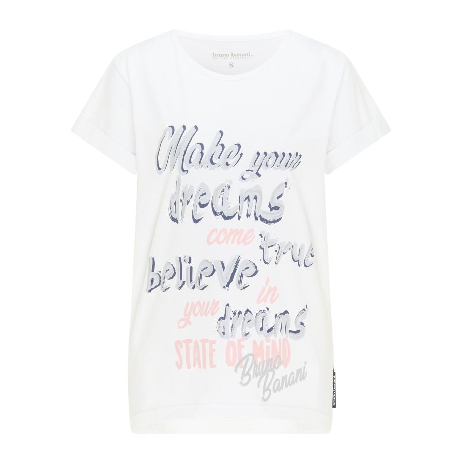 Bruno Banani Bruno Banani Shirt Hughes donkerblauw / lichtgrijs / rosa / wit -