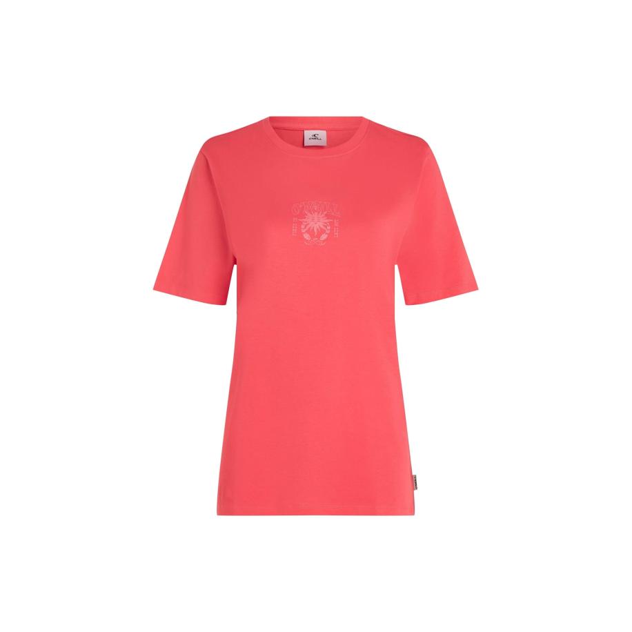 O'Neill ONEILL Shirt bloedrood / wit gemêleerd -