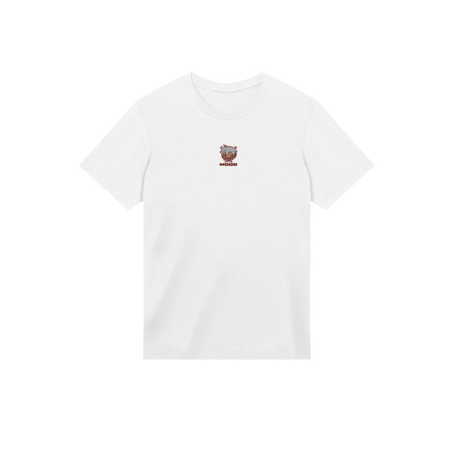 F4NT4STIC F4NT4STIC Shirt Mood grijs / rood / wit -